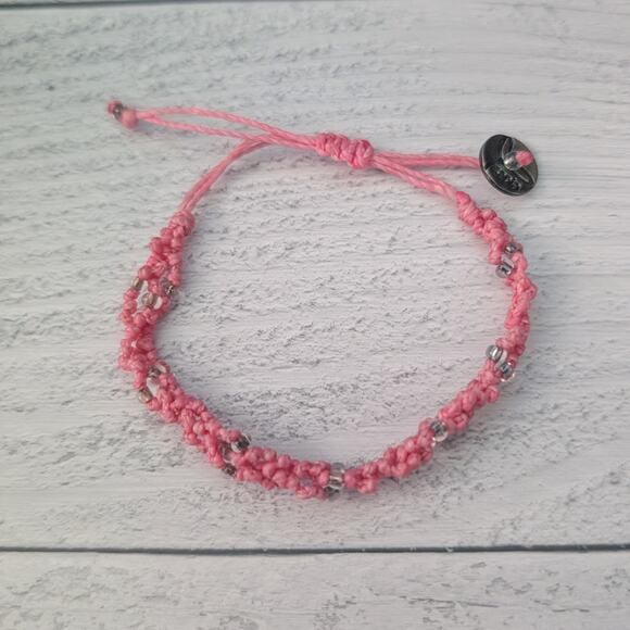 Sapia Adjustable Bracelet - Pink - Picture 1 of 5